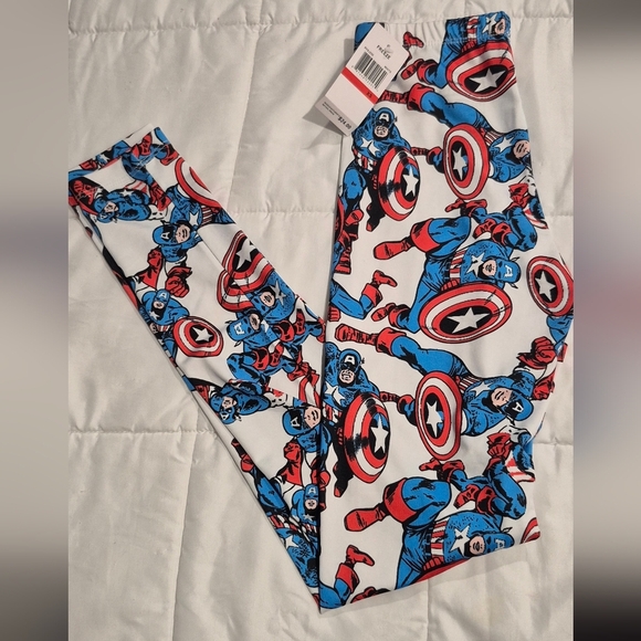 Marvel Pants - Marvel Red and Blue Superhero Leggings